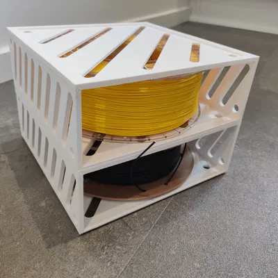 Hộp Đựng Cuộn Nhựa 1kg Xếp Chồng Được với Nắp Gài Tiện Lợi