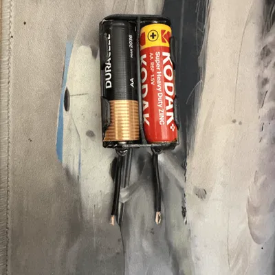 Đế giữ pin AA đôi siêu nhẹ (Giảm một nửa trọng lượng) ~4g