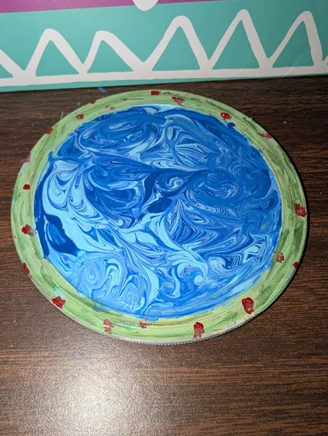 Đĩa Lót Tách Trà Chủ Đề Vòng Nguyệt Quế Giáng Sinh - Image 1