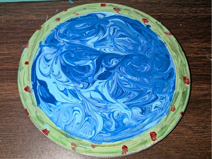 Đĩa Lót Tách Trà Chủ Đề Vòng Nguyệt Quế Giáng Sinh - Image 3