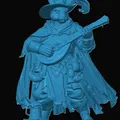 Mô hình Harengon Bard (Người hát rong thỏ) in 3D cho game D&D - Thumbnail 1
