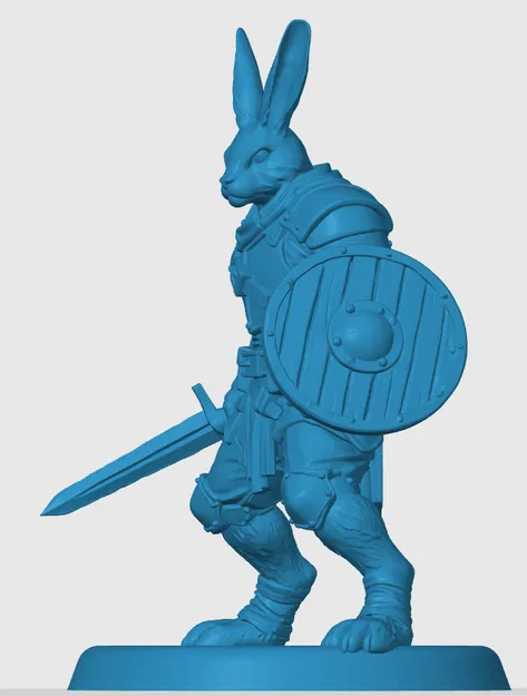 Mô hình Harengon Fighter - Chiến binh thỏ dũng mãnh cho D&D - Image 2