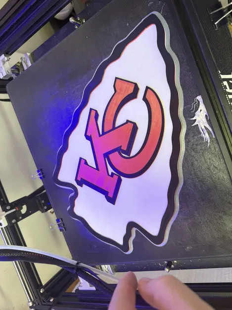 Bảng hiệu Logo Kansas City Chiefs - Image 1