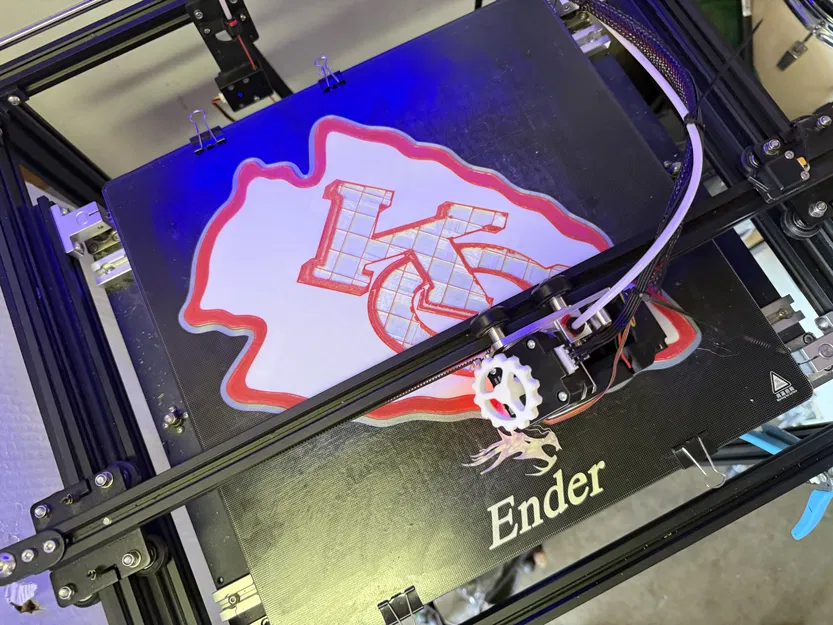 Bảng hiệu Logo Kansas City Chiefs - Image 3