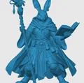 Mô hình Harengon Wizard in 3D cho game nhập vai D&D - Thumbnail 3