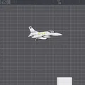 Móc khóa máy bay chiến đấu F-16 in 3D phong cách - Thumbnail 2