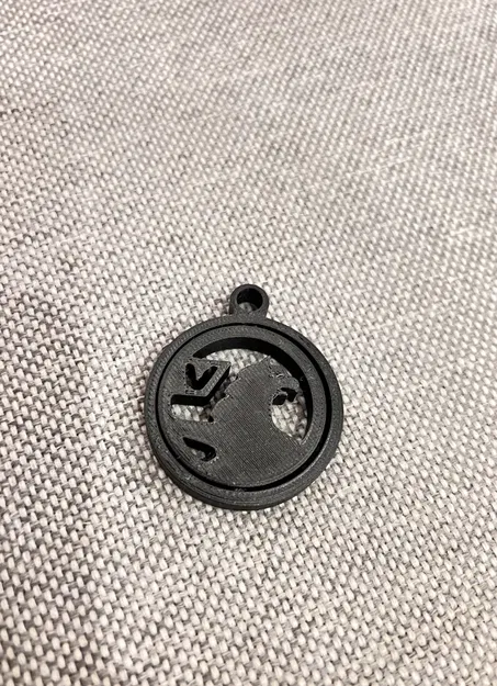 Móc khóa xoay hình logo Vauxhall độc đáo - Mô hình in 3D fidget toy - Image 7