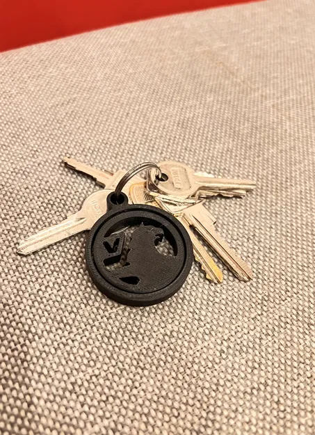 Móc khóa xoay hình logo Vauxhall độc đáo - Mô hình in 3D fidget toy - Image 8