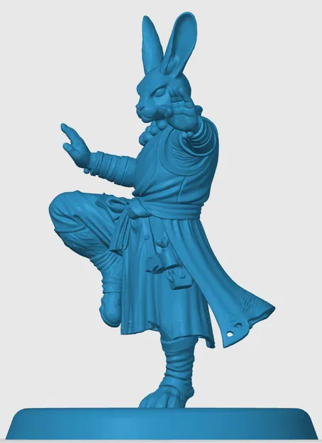 Mô hình 3D Harengon Monk cho game D&D và Tabletop - Image 2
