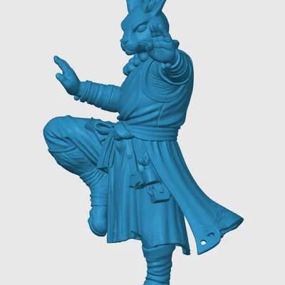 Mô hình 3D Harengon Monk cho game D&D và Tabletop