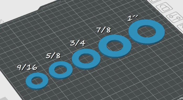 Long đền tùy chỉnh (Custom washers) - Nhiều kích cỡ - Image 1