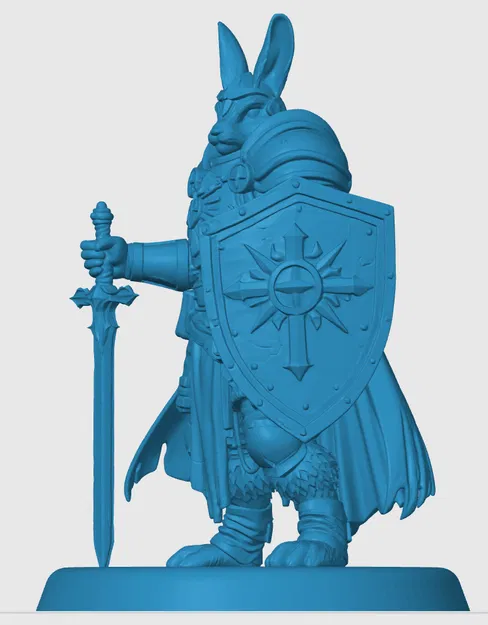 Mô hình Harengon Paladin in 3D cho trò chơi nhập vai DND - Image 2