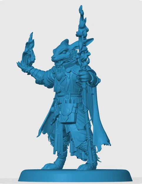 Mô hình Harengon Warlock: Nhân vật Phù Thủy tộc thỏ cho RPG - Image 2