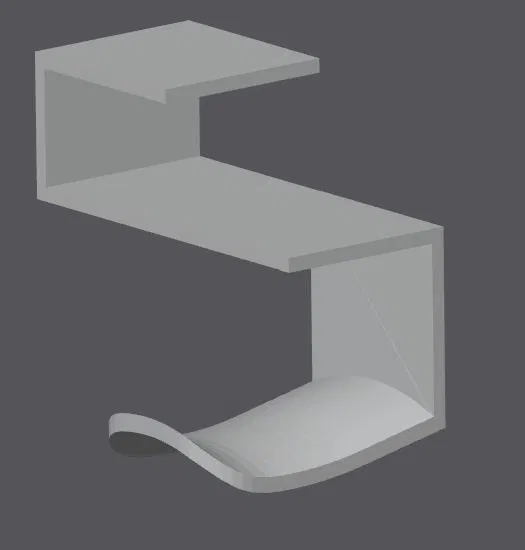 Móc treo tai nghe gắn cạnh bàn xoay 90 độ tiện ích - Image 1