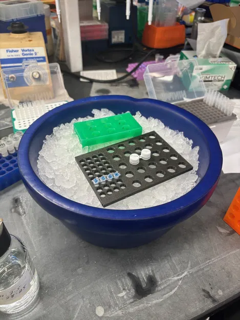 Khay giữ ống nghiệm cho thùng đá (Ice Bucket Tube organizer) - Image 3