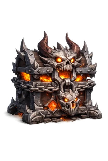 Mô hình Rương Báu Vật Quỷ Dữ (Devils Tresure Chest) 3D chi tiết cực cao - Image 1