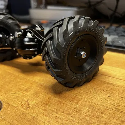 Bánh xe phong cách JCB Telehandler cho trục 12mm hex