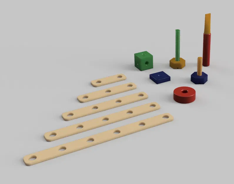 Linh kiện thay thế cho bộ đồ chơi Melissa & Doug Construction Set in a Box - Image 1