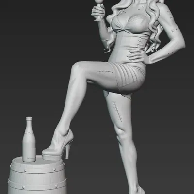 Mô hình 3D Frankenrocker's Girlfriend 1 - Nhân vật cá tính