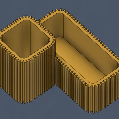 Kệ Đựng Đồ 2 Tầng Hiện Đại - Thiết Kế Vân Sọc (Modern Ribbed Dual Organizer)