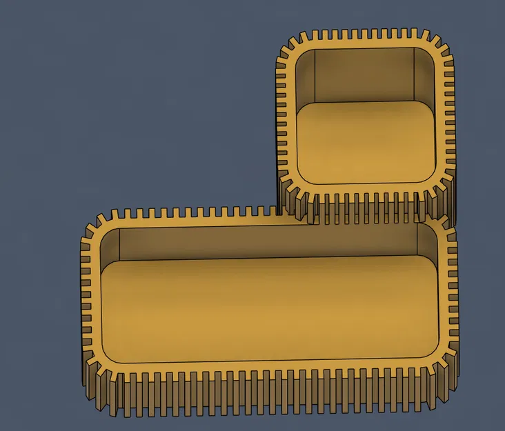 Kệ Đựng Đồ 2 Tầng Hiện Đại - Thiết Kế Vân Sọc (Modern Ribbed Dual Organizer) - Image 3