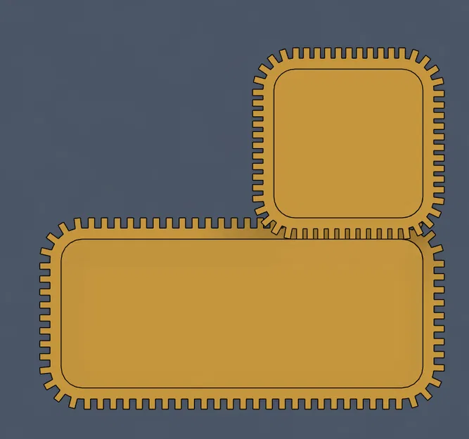 Kệ Đựng Đồ 2 Tầng Hiện Đại - Thiết Kế Vân Sọc (Modern Ribbed Dual Organizer) - Image 4