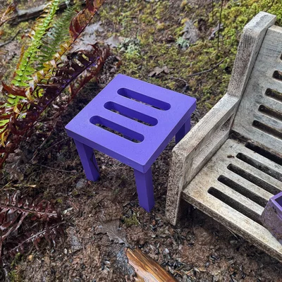 Bàn nhỏ in 3D xinh xắn cho chim và thú cưng (Bird Sized End Table)