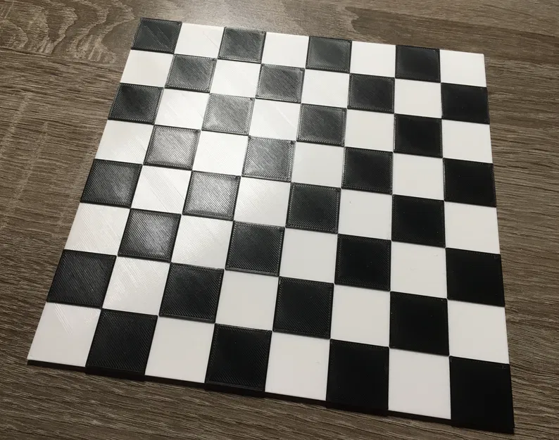 Mẫu in 3D bàn cờ vua phong cách hiện đại dễ thực hiện - Image 1