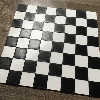 Mẫu in 3D bàn cờ vua phong cách hiện đại dễ thực hiện