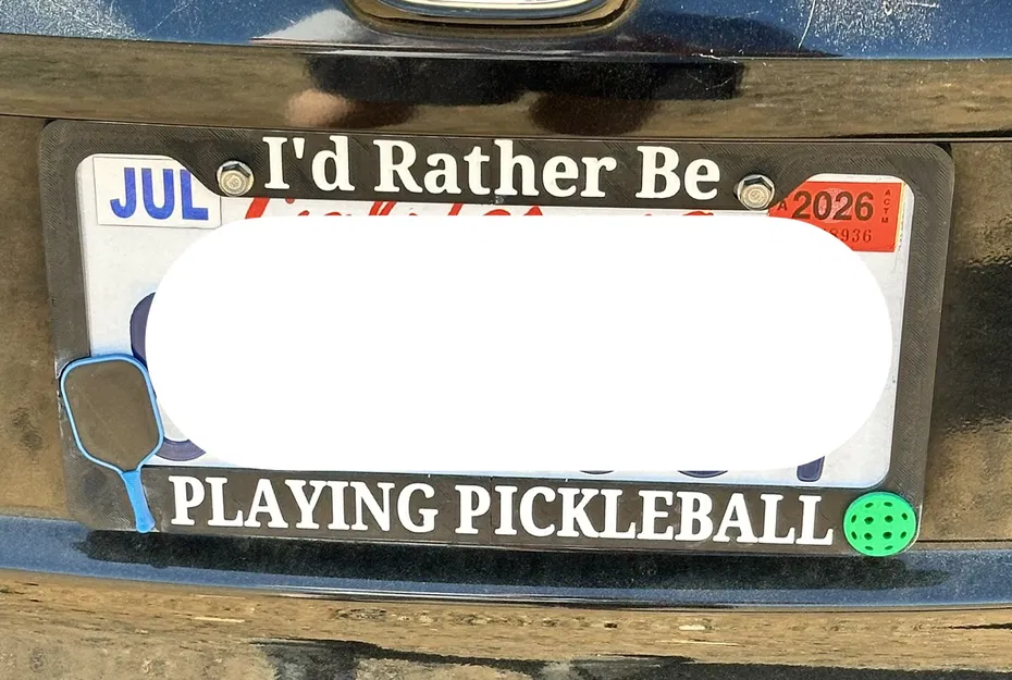 Khung biển số xe Pickleball - Image 1