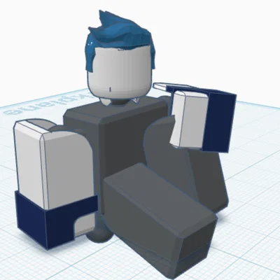 Mô hình nhân vật Guest 1337 in 3D độc đáo cho fan game