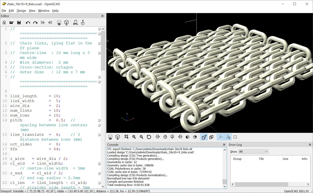 Mô hình xích 100+ mắt xích (100+ link chain) - Image 1