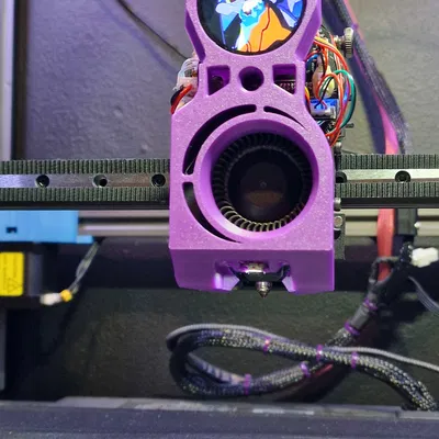 Fan Shroud SV08 Remix - Tích hợp màn hình Knomi V2 cho máy in 3D