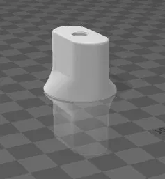 Ốc cánh bướm M8 (M8 cymbal wing nut) in 3D cho bộ trống - Image 1