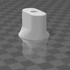 Ốc cánh bướm M8 (M8 cymbal wing nut) in 3D cho bộ trống