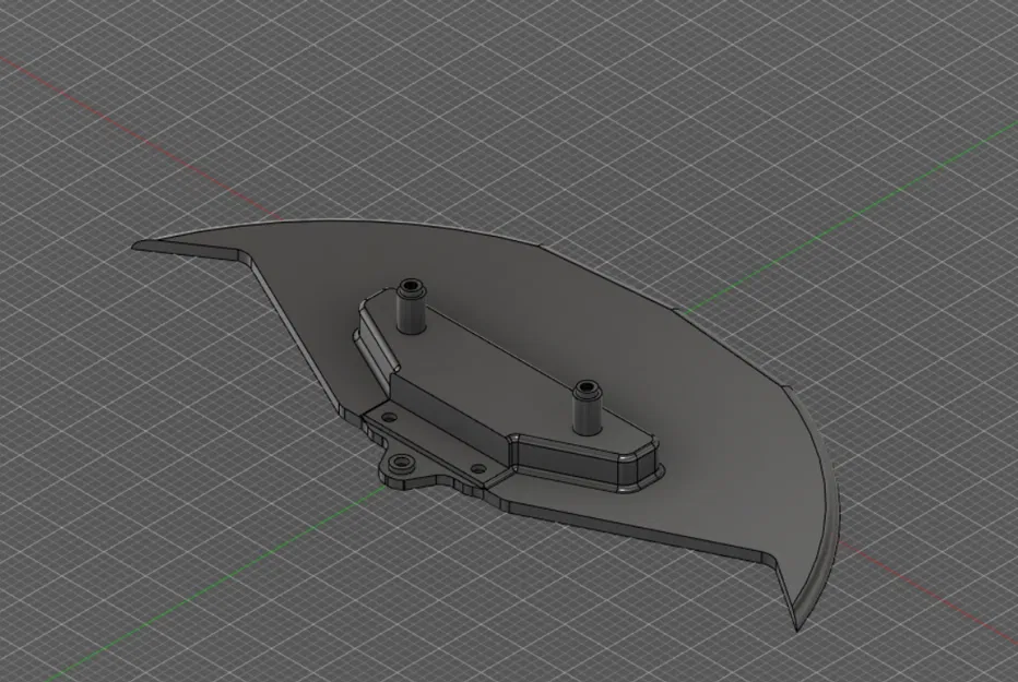 Ốp cản trước (Front Lip) cho khung gầm Traxxas 4tec 2.0 - Image 1