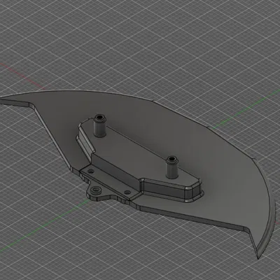 Ốp cản trước (Front Lip) cho khung gầm Traxxas 4tec 2.0