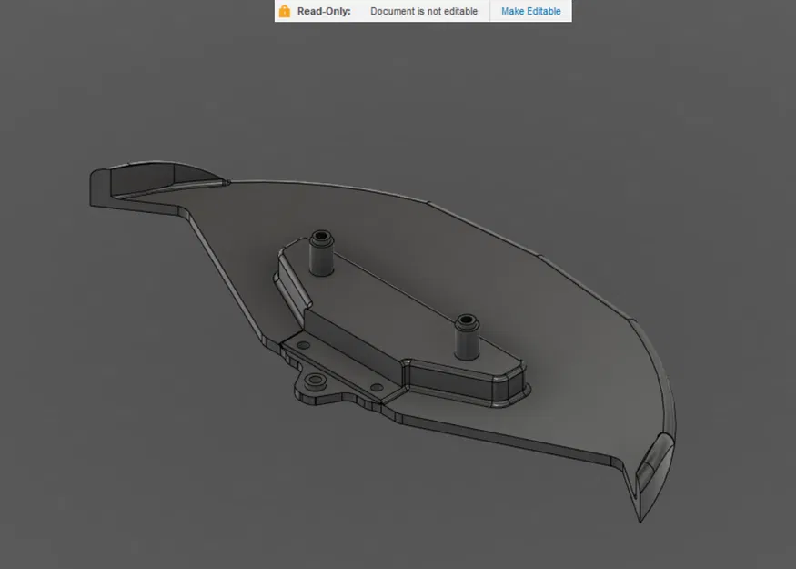 Ốp cản trước (Front Lip) cho khung gầm Traxxas 4tec 2.0 - Image 3