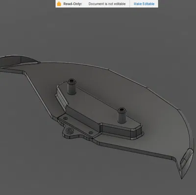 Ốp cản trước (Front Lip) cho khung gầm Traxxas 4tec 2.0