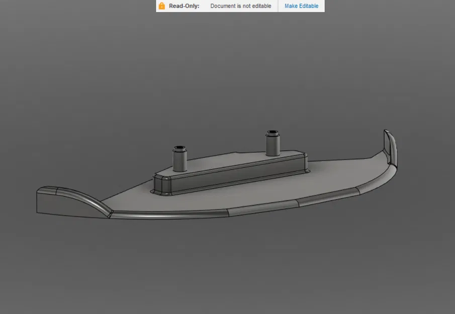 Ốp cản trước (Front Lip) cho khung gầm Traxxas 4tec 2.0 - Image 4