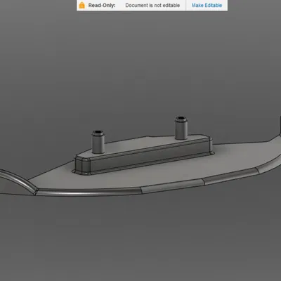 Ốp cản trước (Front Lip) cho khung gầm Traxxas 4tec 2.0