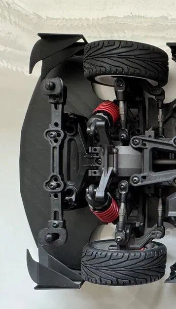 Bộ Front Splitter và Canards cho Traxxas 4tec 2.0 (Body HPI S15) - Image 4