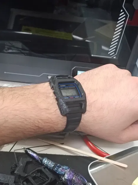 Ốp bảo vệ cho Casio F-91W / F-91WM / F-91WB – Mẫu in 3D vỏ đồng hồ - Image 5