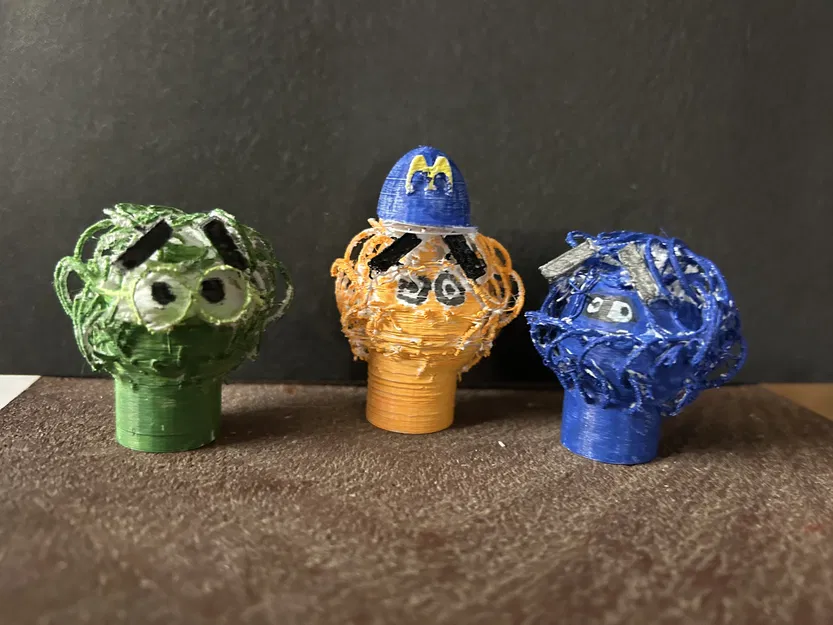 Bộ mô hình Fry Guys phong cách Fisher Price Little People - Image 1