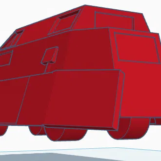 Mô hình xe săn bão Dorothy Interceptor in 3D cực chi tiết