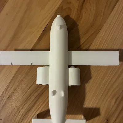 Mô hình 3D máy bay chiến đấu A-10 Warthog (Có tùy chọn chân đế)