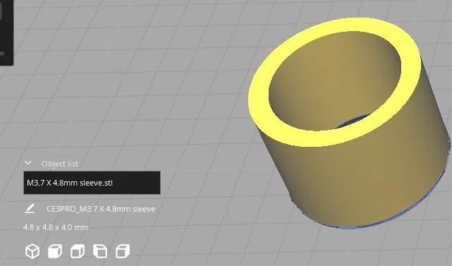 Ống lót (sleeve) M3.5 x 4mm - Image 1