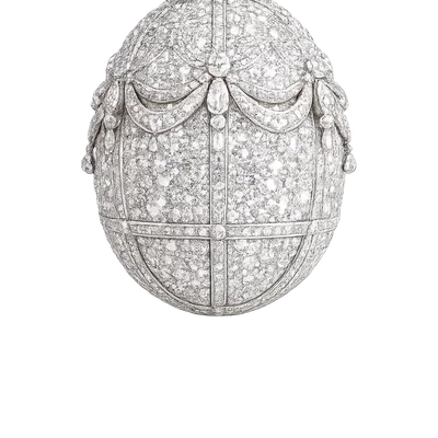 Mô hình quả trứng Fabergé Mid-Century trang trí nghệ thuật