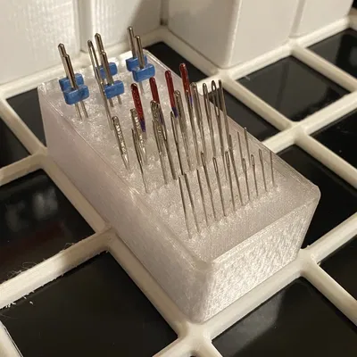 Khay Đựng Kim Khâu Gridfinity - Bản không chữ, thêm ngăn