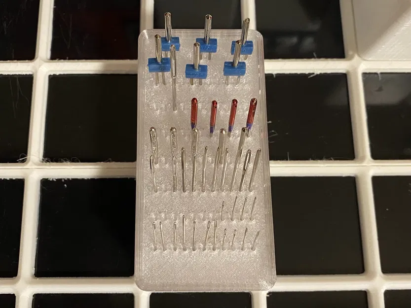 Khay Đựng Kim Khâu Gridfinity - Bản không chữ, thêm ngăn - Image 2